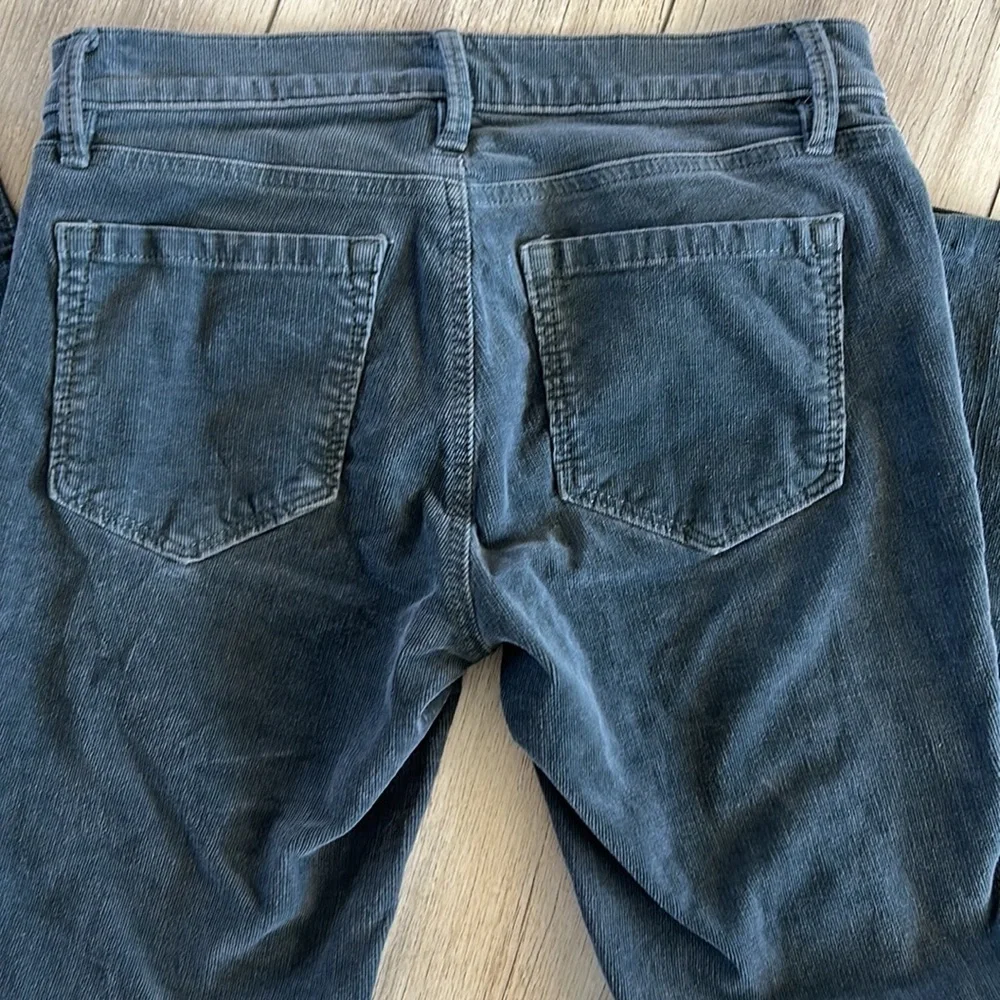 LOFT modern skinny fit blue cords corduroy pants size 0